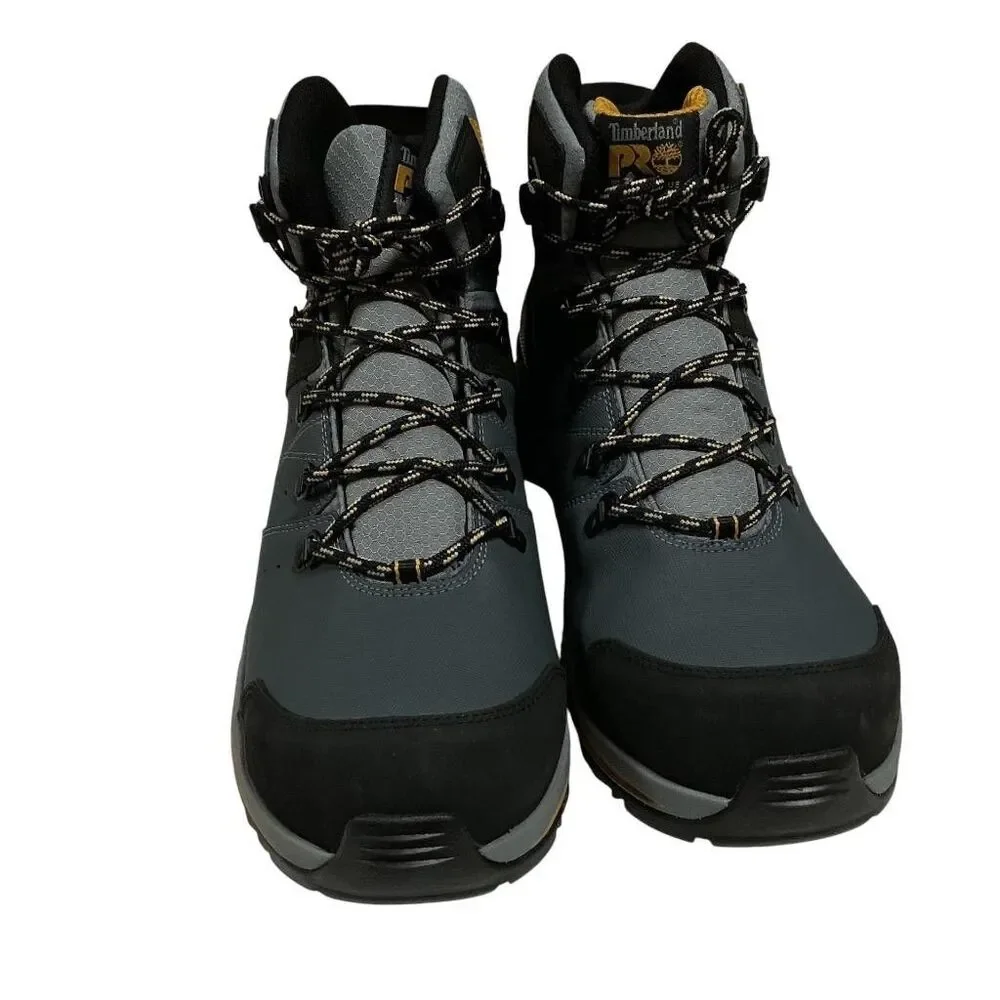 Timberland PRO Switchback Work Boots Mens 12M Gray WP Composite Toe EH Hiker NEW
